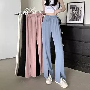 [셀러허브 패션]밴딩 밑단 트임 롱 팬츠 OSM-1005884