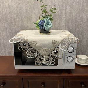 샤크팡 레이스 단색 협탁보 전자레인지덮개 범용 쿠션형 식탁 건조기 모던 트 덮개 예쁜 가 세트