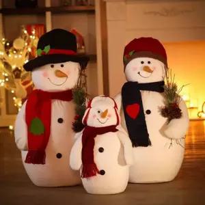 선물용 크리스마스 눈사람 데코용 크리스마스 장식 소품 가족 선물용