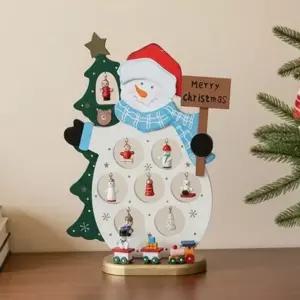 눈사람 크리스마스 소품 루돌프 크리스마스 장식 목각 데코 눈사람