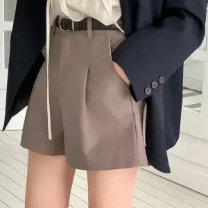 [코코블랑] 케이트 뒷밴딩 숏 팬츠(벨트set)