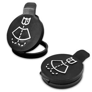 2팩 자동차 와이퍼 병 커버, 윈드실드 워셔액 탱크 캡, 커버 교체 캡 GMC 쉐보레 뷰익 캐딜락과 호환, OEM: 12767700, 13227300