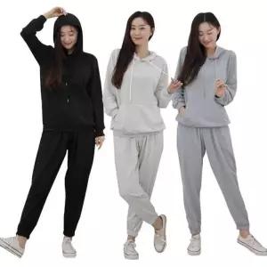 [라일리의류] Rly 여성 후드 상하 세트 밴딩 학생 트레이닝복 운동