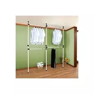 428 고정 4단 행거 폭조절 폴행거 고정식행거 헹거 (KYR-W245577)