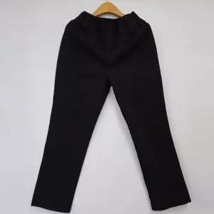 빅사이즈 602 블랙면스판밴딩팬츠 DLOT952