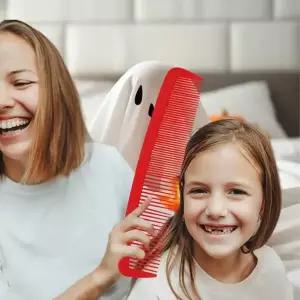 호환  파티 코스프레용 플랫 탑 헤어 커팅 브러시 재밌는 큰 빗 플러스 사이즈 코스튬 거대한 빗 헤어 스타