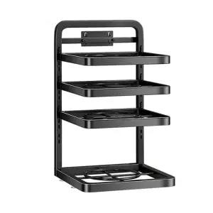 높이조절 가능한 다용도 주방 싱크대 수납 선반 3단 4단 정리대
