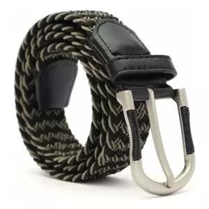 [골드스마일]캐주얼벨트 정장벨트 버클 허리띠 벨트 (패브릭블랙) DP76030