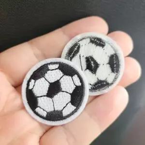 WL 가방 옷 꾸미기 열접착 축구공 자수 패치 옷수선패치 리폼재료 미니와펜 가방와펜