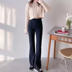 [나야홍]빅사이즈 602 모스핀턱부츠스판팬츠 DKDP013_P416642754