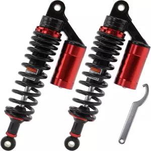 RKV86 조절 가능한 12.5인치 320mm 모터사이클 에어 쇼크 업소버 알루미늄 CNC 리어 서스펜션 유니버설 핏