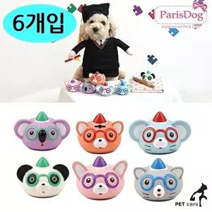 고품질 패리스독 척척박사 라텍스토이 (6개세트) 애견훈련 애견 애견용품 애완용품 WFIYT8J