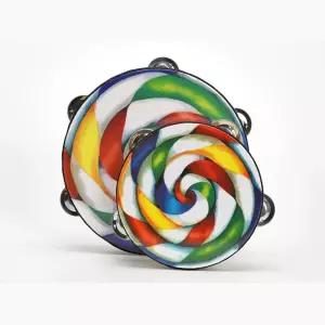 유아악기 손가락 롤리팝그림 탬버린 대형 유아용품