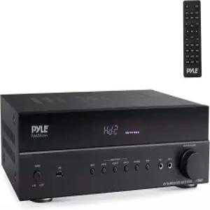 Pyle 5.2 채널 하이파이 홈 시어터 수신기 - 4k 울트라 HD 지원 MP3/USB/DAC 몰입형 오디오 경험에