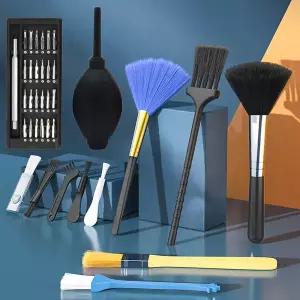 호환  컴퓨터 카메라 휴대 청소 도구 천 스크루 드라이버 클리닝 천 키보드 용 공기 송풍기 브러쉬