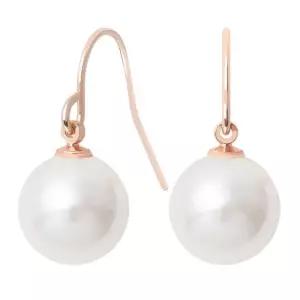 헤이즐 14K GP 스왈 진주 혼주 하객 로즈골드 후크 귀걸이