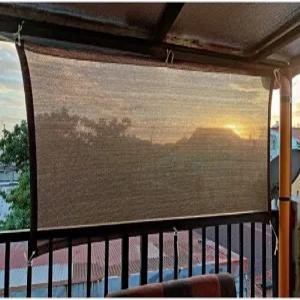 Abrotain 펜스 프라이버시 스크린 발코니 햇빛 가리개 천 3피트 6인치 80 그늘 패브릭 야외 파티오 메쉬