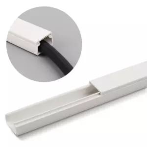 사각 전선몰딩 소형 1M 전선 쫄대 케이블 정리 전선몰딩 전선쫄대정리