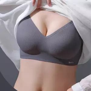 라텍스패드스트라이프브라