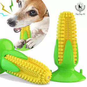 딩동펫 반려동물 칫솔 장나감 치석 제거 옥수수 흡착터그