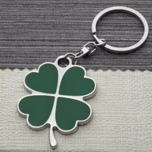 키링 커플 차키 홀더링 네잎클로버 자동차