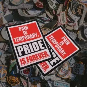 와펜 PRIDE PAIN 찍찍이 패치 밀리터리 밀리터리 패치 와펜 자수패치 오바로크 컴퓨터자수