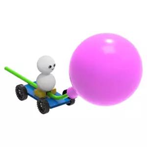 중등과학 작용반작용 공기힘실험 풍선카 만들기 5개입/ 체험수업 부피압력 초등기관