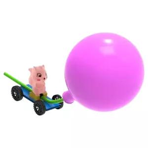 방과후돌봄 풍력실험 다람쥐풍선 자동차조립키트 5개입/ 체험과학 도면학습 부피압력