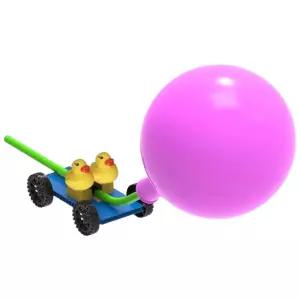 창의과학 오리풍선 레이싱카 경주놀이 조립키트 5개입/ 전동풍력 모형만들기 수업용