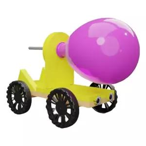 중등과학 풍선바람실험 뉴턴법칙 자동차 만들기 4개입/ 도면학습 학교기관 방과후교실