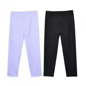 여성용 신축성 좋은 8부 스판 혼방 레깅스