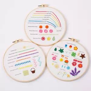 십자수 스티치 샘플러 3종세트 DIY 자수패키지 집콕