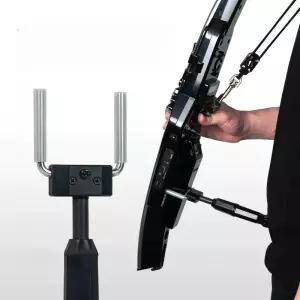 전자색소폰 홀더 허리 받침대 거치대 에어로폰 공용 색소폰 접이식