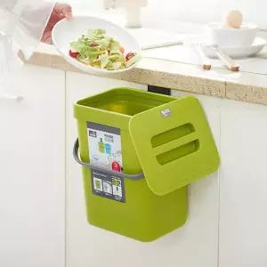 [윈프라이스] 음식물 잔반 처리 쓰레기통 벽걸이 싱크대 걸이 겸용