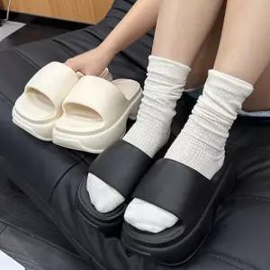 ONM 모던 키높이 컴포트 플랫폼 슬리퍼 2컬러 여성 데일리