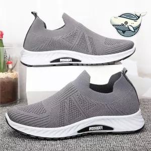 [라일리] Rly 편안한 남성용 캐주얼 슬 립온 트리움 메쉬 신발