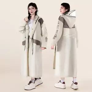 오버핏 후드 롱 레인코트 OSM-1005887