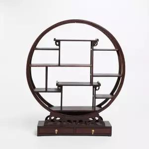 장식장 송악 찻잔 다관 장식장원목 미니선반 미니장식장