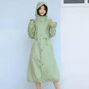 우비 트렌드 남녀공용 바람막이 레인코트(XL) (민트) 비옷 우의