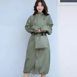 우비 트렌드 남녀공용 바람막이 레인코트(L) (그린) 우의