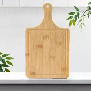 피자보드 대나무 손잡이 피자트레이(사각형) 27x16cm 피자판