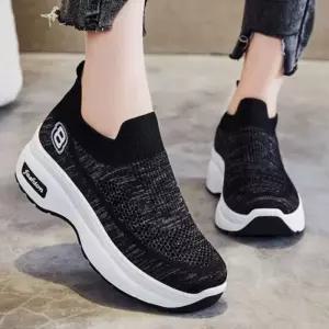 ONM 여성 니트 슬립온 스니커즈 편한 신발