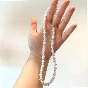 못난이 밥풀진주 장식 목걸이 행사용 악세사리 주얼리