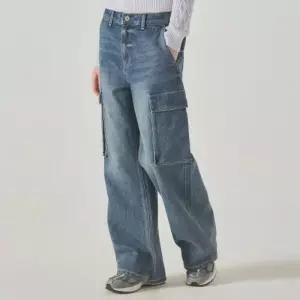 후아유 여성 Denim Cargo Pants WHTJF2451F 217018