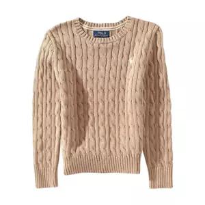 폴로  라운드넥 꽈배기 니트 보이즈 323-702674