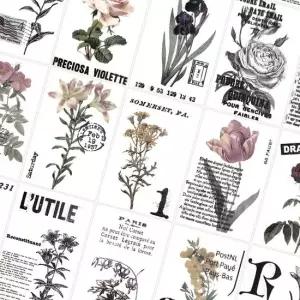 황산지 다꾸 노트 꽃 다이어리꾸미기 다이어리데코 다꾸용품 다꾸장식 다꾸노트