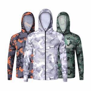 기능성 여름 낚시 얼굴 후드 자켓