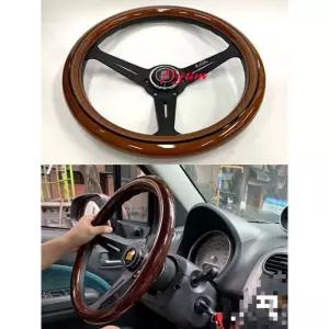나르디핸들 스티어링휠 14인치 레이싱 자동차 가죽 릴