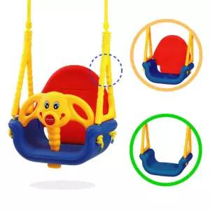 유아완구 3단계조절 코끼리 아기실내그네 간편설치 유치원 아이방꾸미기 키카 가정용