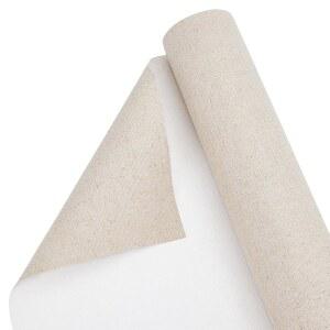 베네크리에이트 5.5야드 x 15인치 캔버스 롤 린넨, 게소 아트 페인팅 유화 배경 장식용 중간 그레인 아티스트 캔버스, 두께 0.5mm